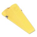 Patioplus Giant Foot Magnetic Doorstop  No-Slip Rubber Wedge  3-1/2w x 6-1/4d x 2h  Yellow  EA - PA213369